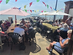 Annual Day Trip to Felixstowe Hut with Clients